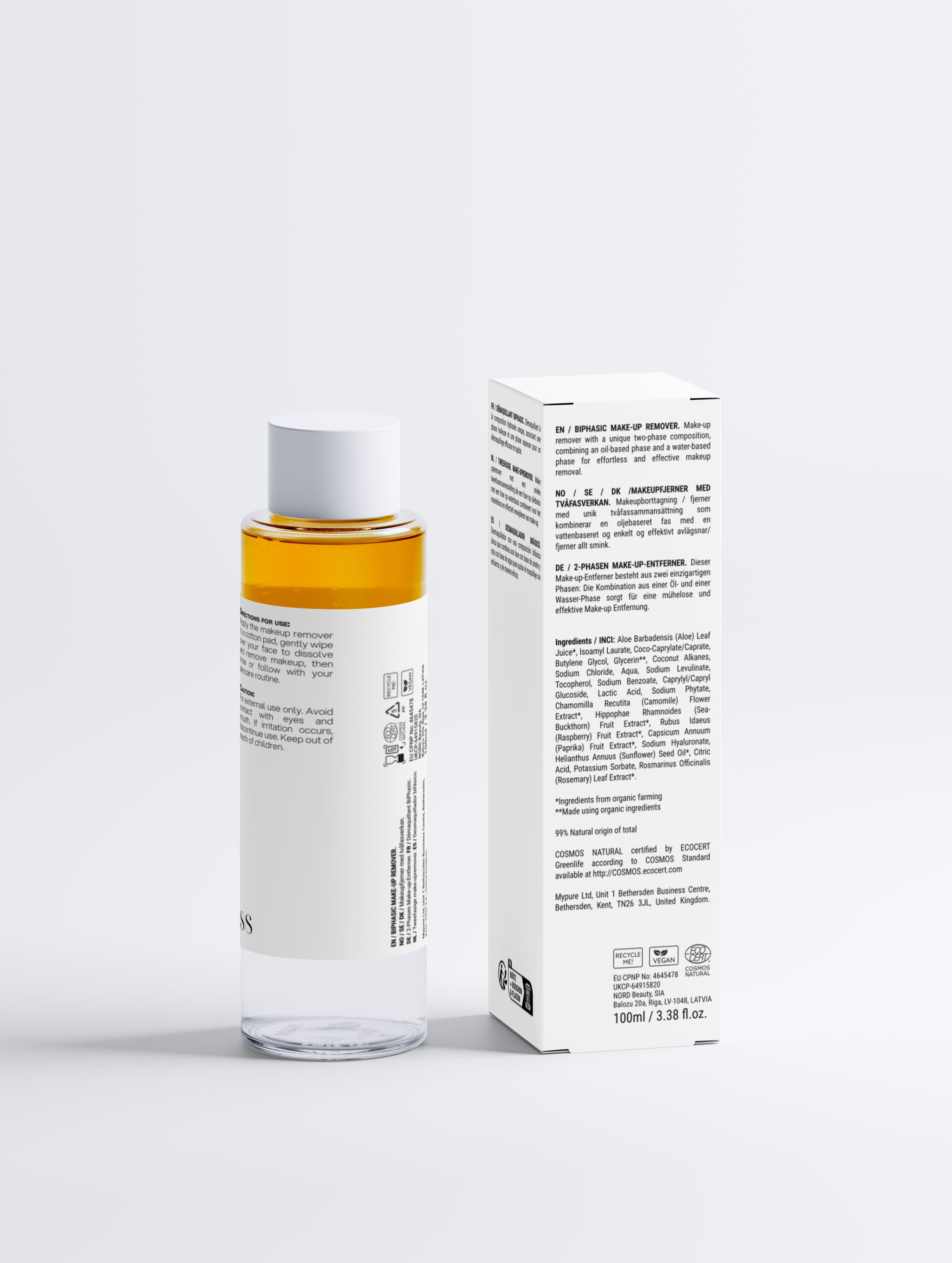 Purifying Chamomile Bi-Phasic Makeup Remover - Face & Eyes